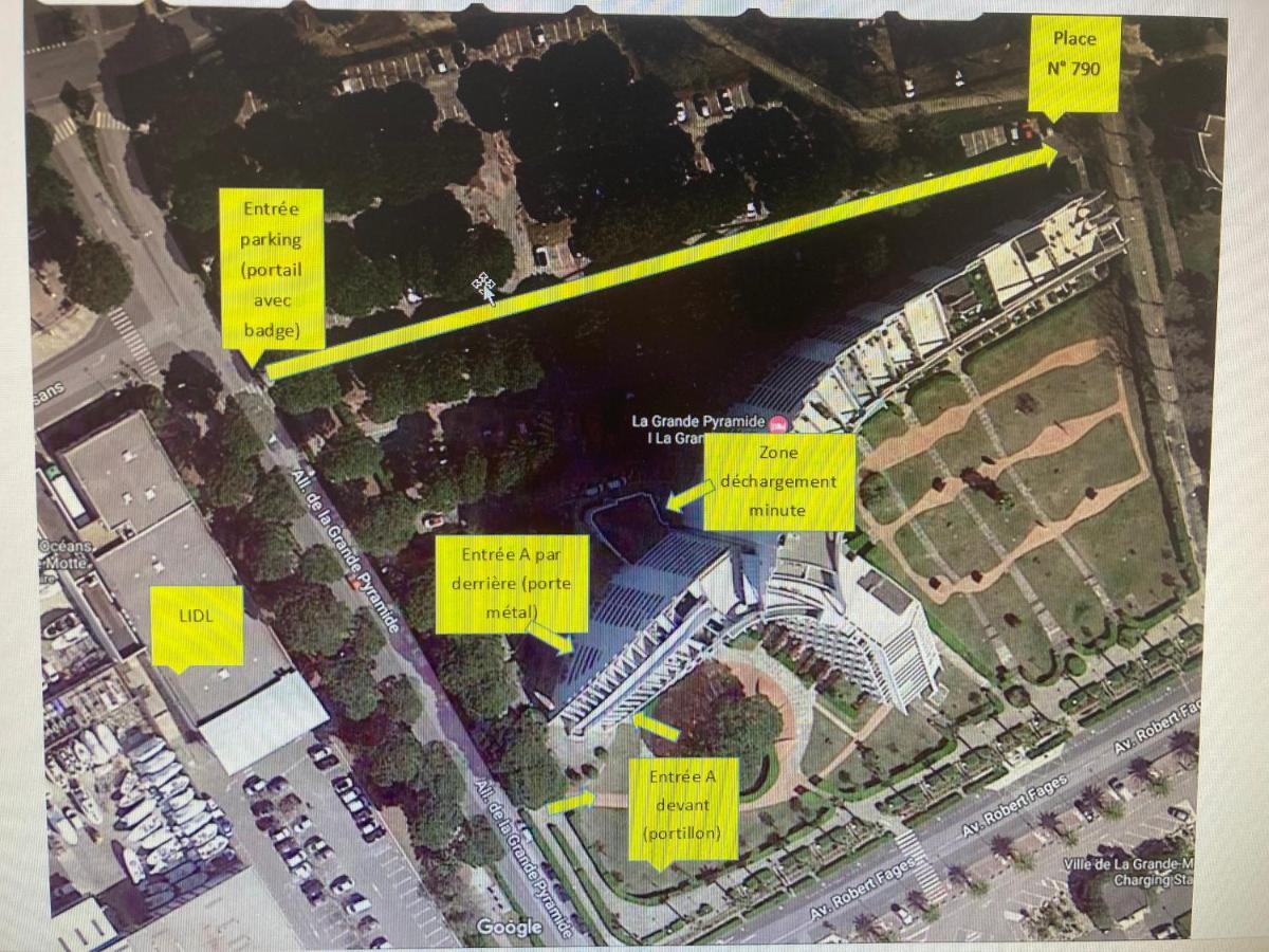 Reve Bleu Residence La Grande Pyramide Vue Port Hyper Centre Wifi Parking Prive Gratuit Kültér fotó